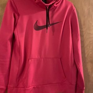 Pink Nike hoodie
